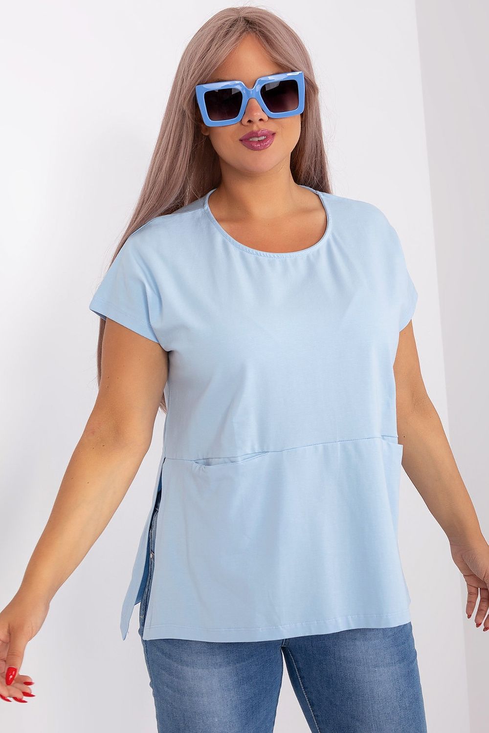 Plus size blouse model 182733